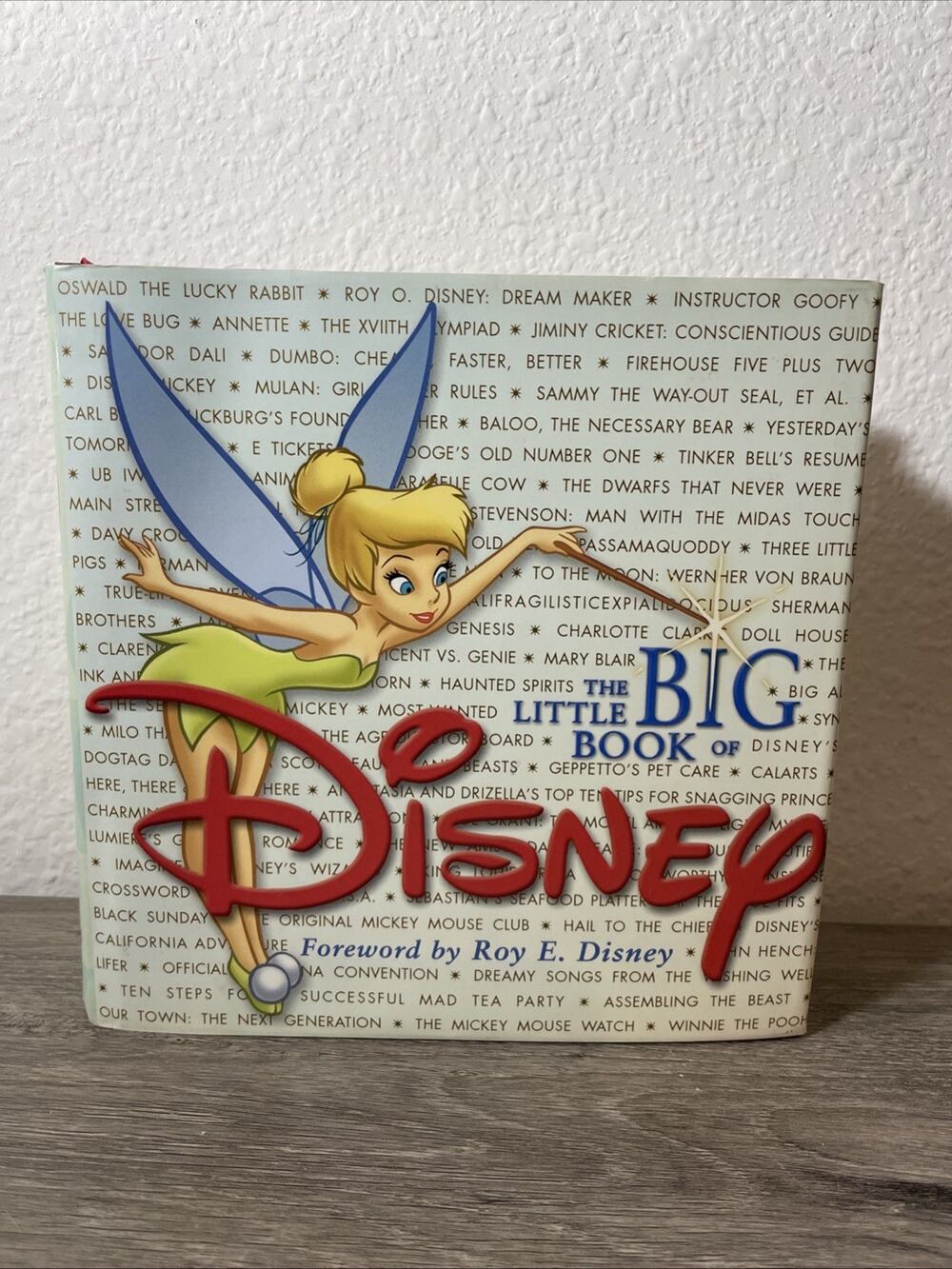The Little Big Book of Disney 2001 First Edition Tinkerbell Cover Rare Tink